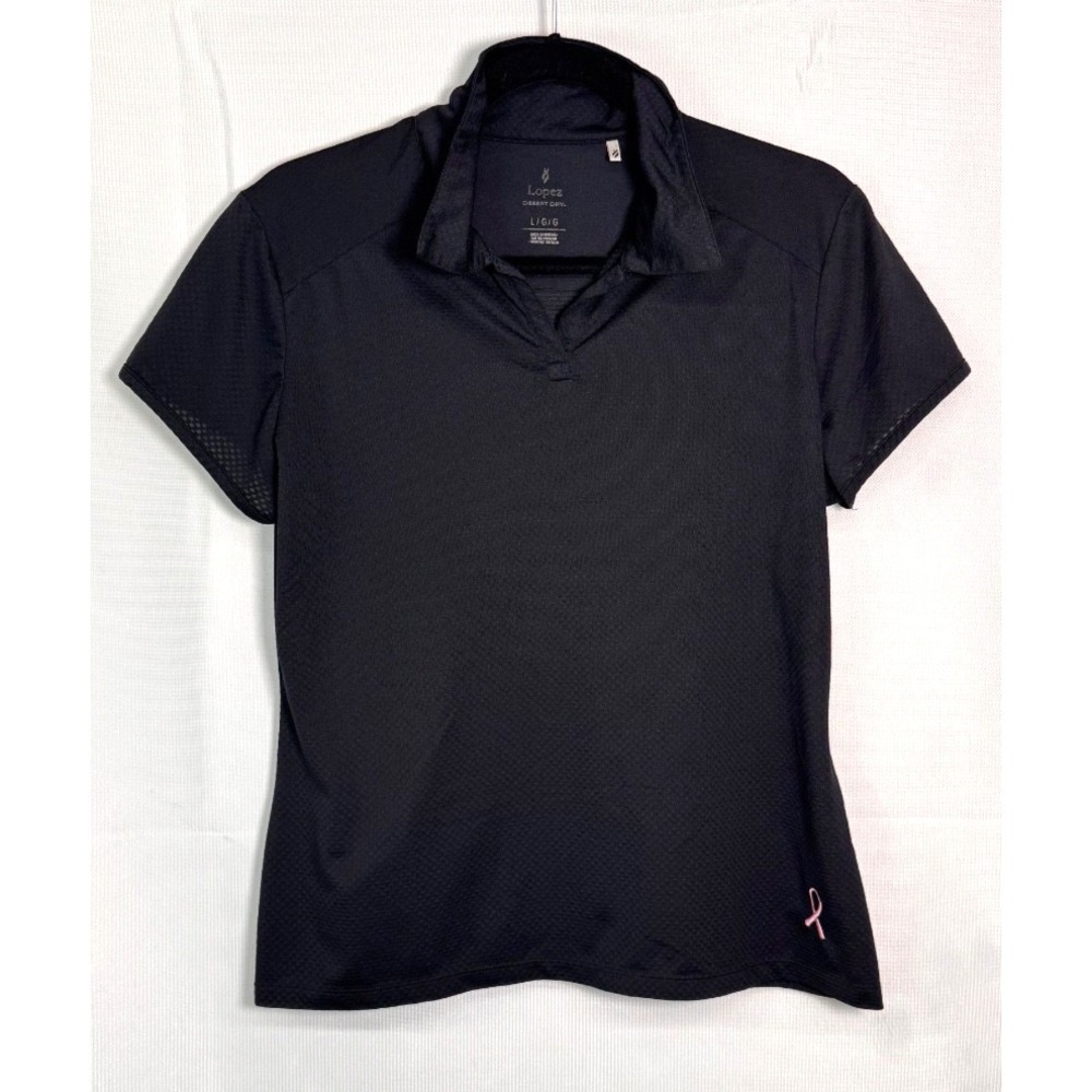 Lopez Desert Dry Women's Performance Polo Shirt Gray Size L